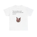 Destinée tragique - T-shirt drôle original meme de chat